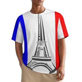 AILLOSA All Over FLAG-151 Kısa Kollu Baskılı Erkek T-shirt