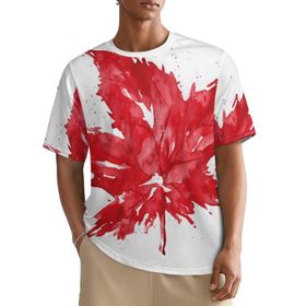 AILLOSA All Over FLAG-157 Kısa Kollu Baskılı Erkek T-shirt