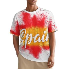 AILLOSA All Over FLAG-171 Kısa Kollu Baskılı Erkek T-shirt