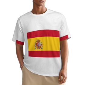 AILLOSA All Over FLAG-179 Kısa Kollu Baskılı Erkek T-shirt