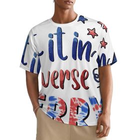 AILLOSA All Over FLAG-24 Kısa Kollu Baskılı Erkek T-shirt
