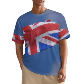 AILLOSA All Over FLAG-28 Kısa Kollu Baskılı Erkek T-shirt