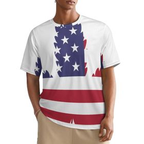 AILLOSA All Over FLAG-55 Kısa Kollu Baskılı Erkek T-shirt