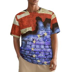 AILLOSA All Over FLAG-68 Kısa Kollu Baskılı Erkek T-shirt