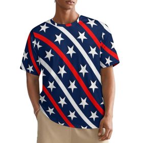 AILLOSA All Over FLAG-74 Kısa Kollu Baskılı Erkek T-shirt