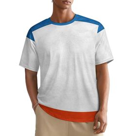 AILLOSA All Over FLAG-93 Kısa Kollu Baskılı Erkek T-shirt