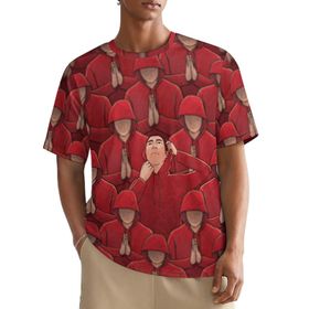 AILLOSA All Over GFY-02 Kısa Kollu Baskılı Erkek T-shirt