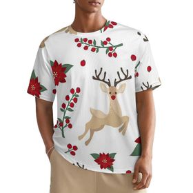 AILLOSA All Over GFY-24 Kısa Kollu Baskılı Erkek T-shirt