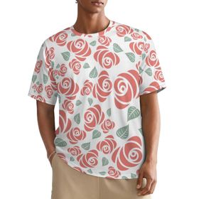 AILLOSA All Over GFY-43 Kısa Kollu Baskılı Erkek T-shirt