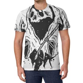 AILLOSA All Over Print CGF-01 Kısa Kollu Baskılı Unisex T-shirt