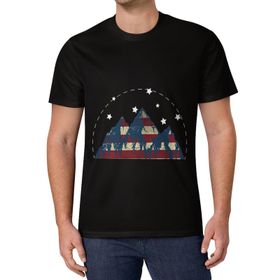 AILLOSA All Over Print FLAG-02 Kısa Kollu Baskılı UnisexT-shirt