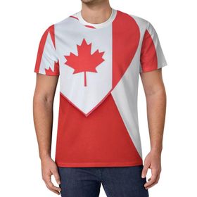 AILLOSA All Over Print FLAG-04 Kısa Kollu Baskılı Unisex T-shirt