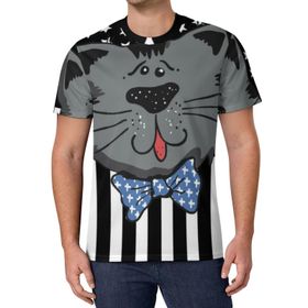 AILLOSA All Over Print FLAG-05 Kısa Kollu Baskılı Unisex T-shirt