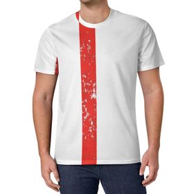 AILLOSA All Over Print FLAG-101 Kısa Kollu Baskılı Unisex T-shirt