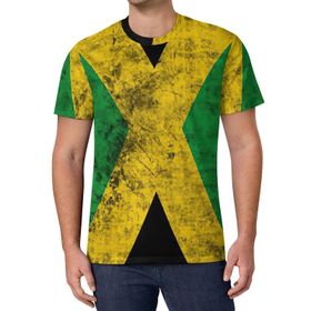 AILLOSA All Over Print FLAG-106 Kısa Kollu Baskılı Unisex T-shirt