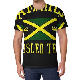 AILLOSA All Over Print FLAG-107 Kısa Kollu Baskılı Unisex T-shirt