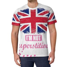 AILLOSA All Over Print FLAG-116 Kısa Kollu Baskılı Unisex T-shirt