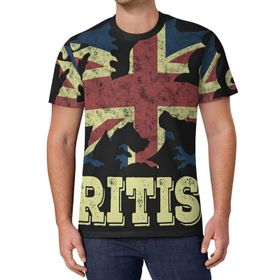 AILLOSA All Over Print FLAG-117 Kısa Kollu Baskılı Unisex T-shirt