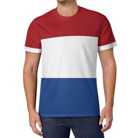 AILLOSA All Over Print FLAG-12 Kısa Kollu Baskılı Unisex T-shirt