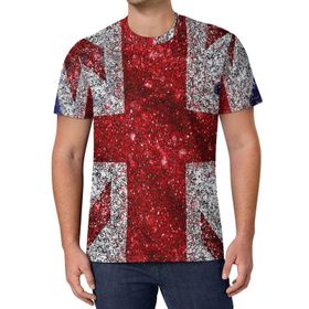 AILLOSA All Over Print FLAG-122 Kısa Kollu Baskılı Unisex T-shirt