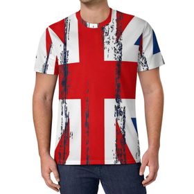 AILLOSA All Over Print FLAG-123 Kısa Kollu Baskılı Unisex T-shirt
