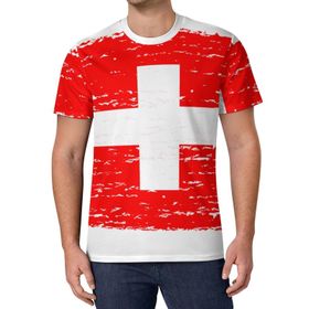 AILLOSA All Over Print FLAG-130 Kısa Kollu Baskılı Unisex T-shirt