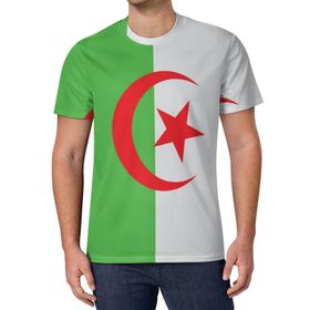 AILLOSA All Over Print FLAG-133 Kısa Kollu Baskılı Unisex T-shirt