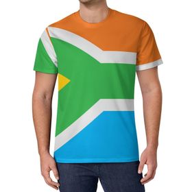 AILLOSA All Over Print FLAG-144 Kısa Kollu Baskılı Unisex T-shirt