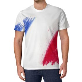 AILLOSA All Over Print FLAG-172 Kısa Kollu Baskılı Unisex T-shirt