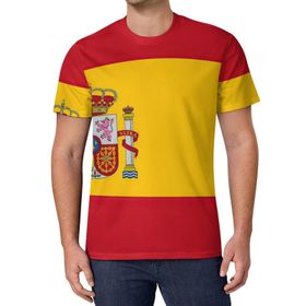 AILLOSA All Over Print FLAG-178 Kısa Kollu Baskılı Unisex T-shirt