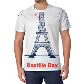 AILLOSA All Over Print FLAG-182 Kısa Kollu Baskılı Unisex T-shirt