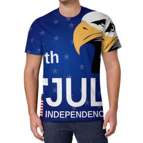AILLOSA All Over Print FLAG-187 Kısa Kollu Baskılı Unisex T-shirt