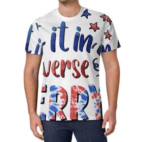 AILLOSA All Over Print FLAG-24 Kısa Kollu Baskılı Unisex T-shirt