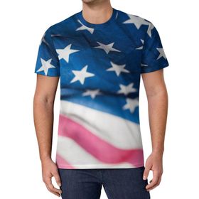 AILLOSA All Over Print FLAG-27 Kısa Kollu Baskılı Unisex T-shirt