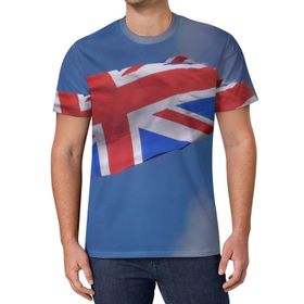 AILLOSA All Over Print FLAG-28 Kısa Kollu Baskılı Unisex T-shirt