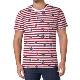 AILLOSA All Over Print FLAG-60 Kısa Kollu Baskılı Unisex T-shirt
