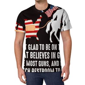 AILLOSA All Over Print FLAG-88 Kısa Kollu Baskılı Unisex T-shirt