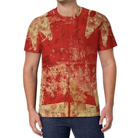 AILLOSA All Over Print FLAG-95 Kısa Kollu Baskılı Unisex T-shirt