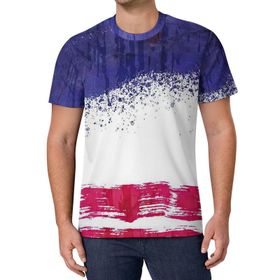 AILLOSA All Over Print FLAG-96 Kısa Kollu Baskılı Unisex T-shirt