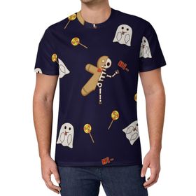 AILLOSA All Over Print GFY-06 Kısa Kollu Baskılı Unisex T-shirt