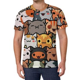 AILLOSA All Over Print GFY-14 Kısa Kollu Baskılı Unisex T-shirt