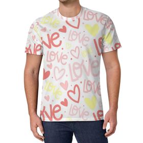 AILLOSA All Over Print GFY-18 Kısa Kollu Baskılı Unisex T-shirt
