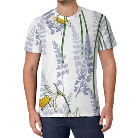 AILLOSA All Over Print GFY-34 Kısa Kollu Baskılı Unisex T-shirt