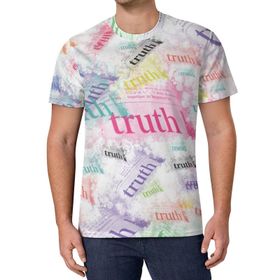 AILLOSA All Over Print GFY-39 Kısa Kollu Baskılı Unisex T-shirt