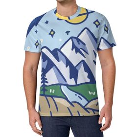 AILLOSA All Over Print TH-101 Kısa Kollu Baskılı Unisex T-shirt