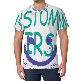 AILLOSA All Over Print TH-119 Kısa Kollu Baskılı Unisex T-shirt