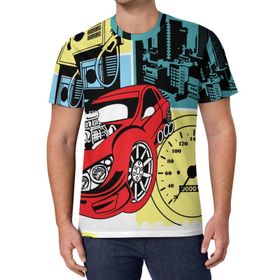 AILLOSA All Over Print TH-132 Kısa Kollu Baskılı Unisex T-shirt