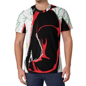 AILLOSA All Over Print TH-134 Kısa Kollu Baskılı Unisex T-shirt