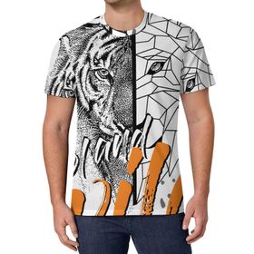 AILLOSA All Over Print TH-144 Kısa Kollu Baskılı Unisex T-shirt