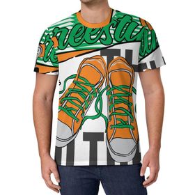 AILLOSA All Over Print TH-163 Kısa Kollu Baskılı Unisex T-shirt